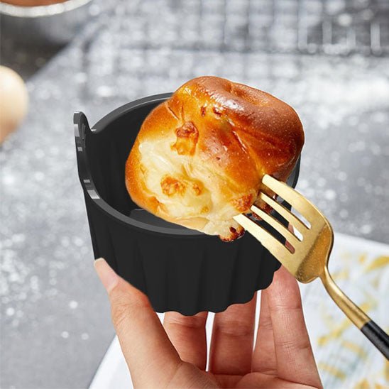 6 pièces Moule a gateau muffin Silicone Pour Friteuse Sans Huile - Moule - Gourmand