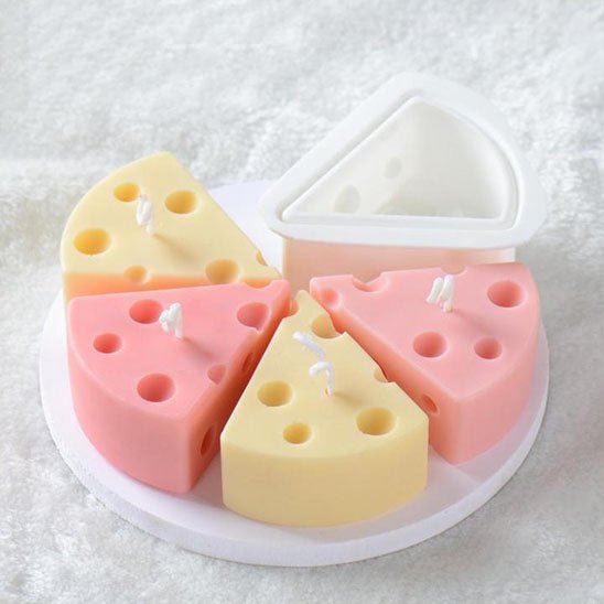 Moule a gateau en Mousse en Silicone en forme de fromage 3D à 8 cavités - Moule - Gourmand