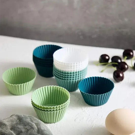 Moule a gateau muffins Chi ronds en silicone, 12 pièces - Moule - Gourmand