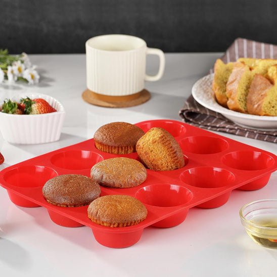 Moule a gateau rond en silicone antiadhésif pour mini muffins - Moule - Gourmand