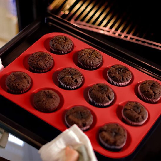 Moule a gateau rond en silicone antiadhésif pour mini muffins - Moule - Gourmand