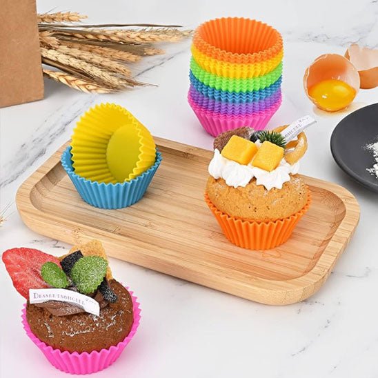 Moule a gateau rond en Silicone, Muffin Cupcake - Moule - Gourmand