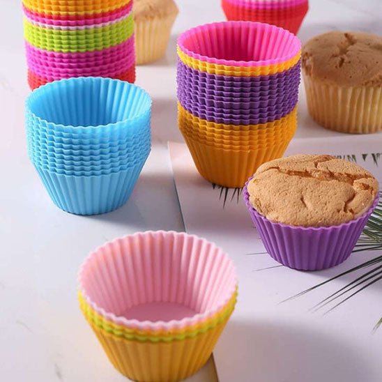 Moule a gateau rond en Silicone, Muffin Cupcake - Moule - Gourmand