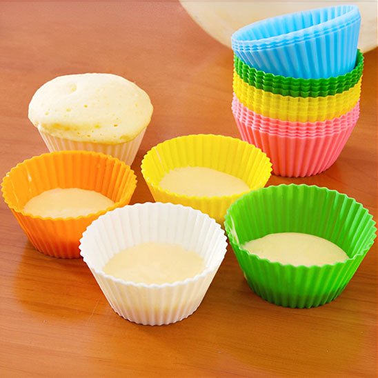 Moule a gateau rond en Silicone, Muffin Cupcake - Moule - Gourmand