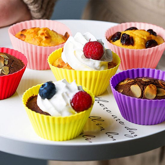 Moule a gateau rond en Silicone, Muffin Cupcake - Moule - Gourmand