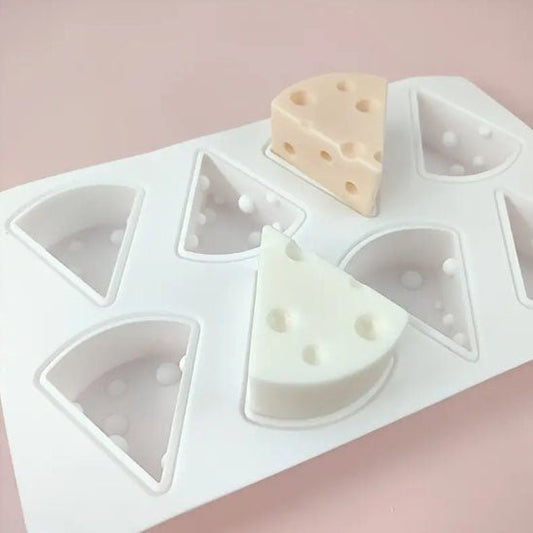 Moule a gateau en Mousse en Silicone en forme de fromage 3D à 8 cavités - Moule - Gourmand