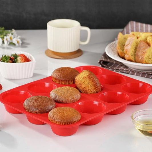 Moule a gateau rond en silicone antiadhésif pour mini muffins - Moule - Gourmand